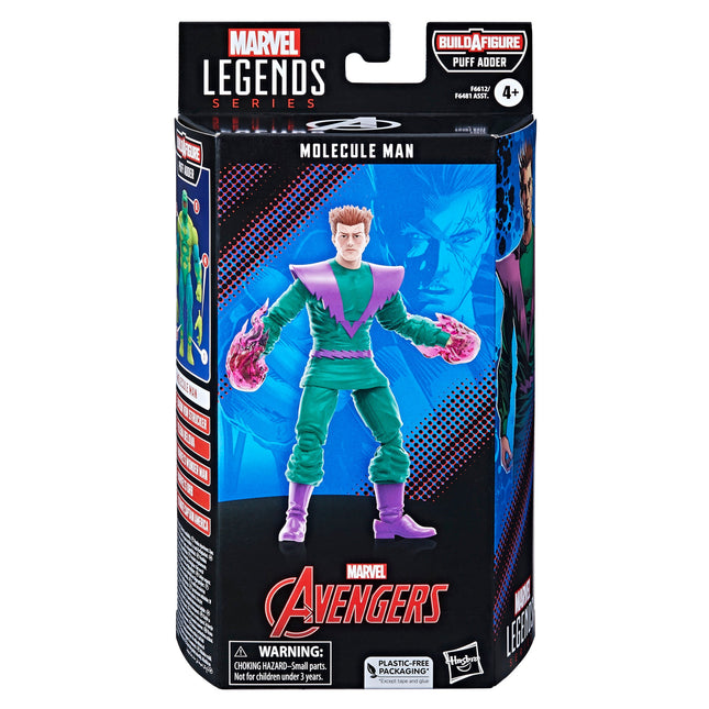 Marvel Legends  Molecule Man - Puff Adder BAF