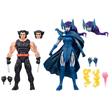 Marvel Legends Series Wolverine and Psylocke (Sub-Par Packaging)