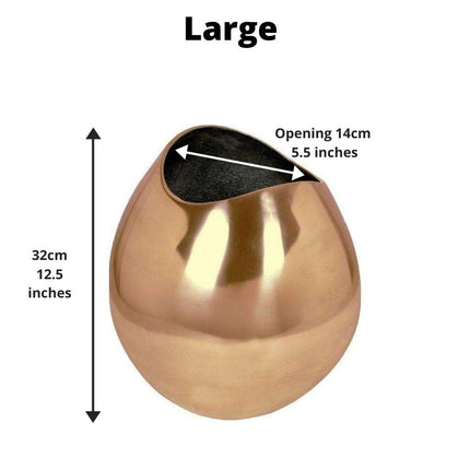 Fina - Brass Floor Planter (Multiple Sizes)