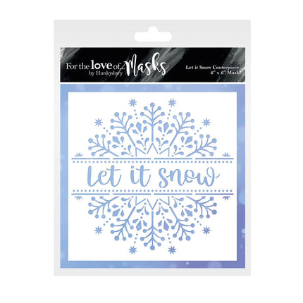 For the Love of Masks - Let It Snow Centrepiece