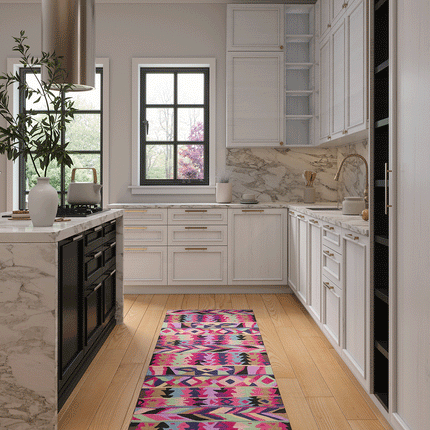 Fafela Pink Purple Multicolor Rug