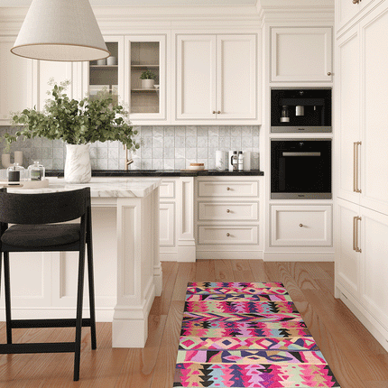 Fafela Pink Purple Multicolor Rug