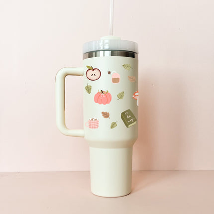 Gobelet isotherme 40oz - crème En mode automne