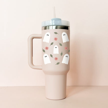 Gobelet isotherme 40oz - rose pâle Fantômes