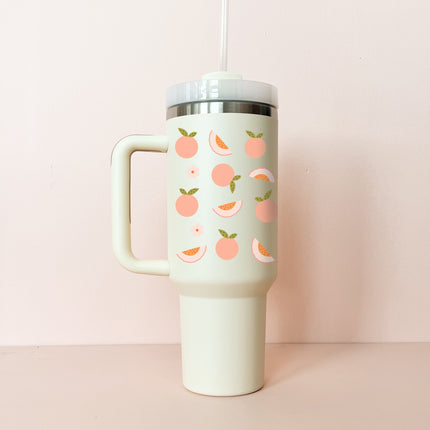 Gobelet isotherme 40oz - crème Punch aux pêches