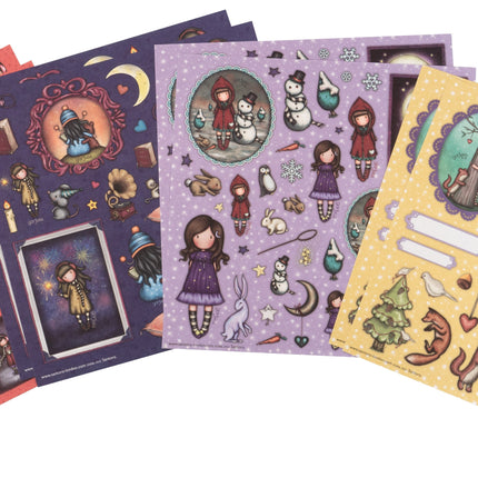 SAN Sticker Sheets 4x2 Designs Gorjuss Essentials 152x152x2mm 8 SH nr.14