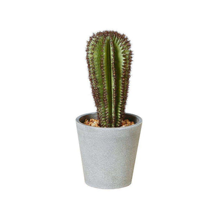 Goza Artificial Cactus Tree Potted Plant 9"