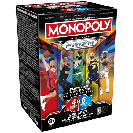 Monopoly Prizm: 2024-25 & Legends NBA Trading Cards Booster Box Booster Pack