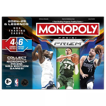 Monopoly Prizm: 2024-25 & Legends NBA Trading Cards Booster Box Booster Pack