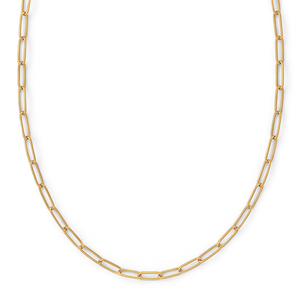 Gold Paperclip Chain