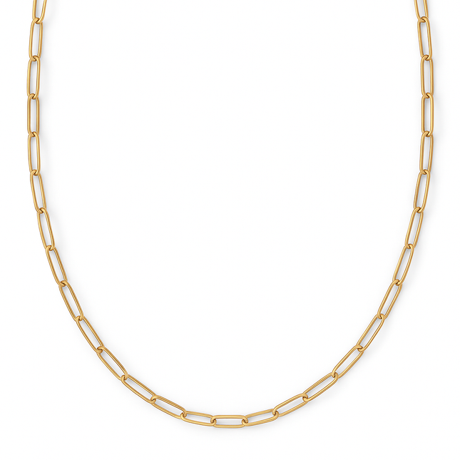 Gold Paperclip Chain
