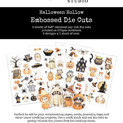 Halloween Hollow Embossed Die Cuts 35412