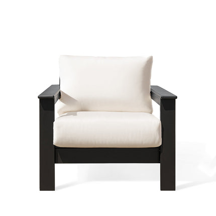 Hickory Polymer Outdoor Club Chair with Sunbrella® Cushions