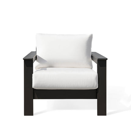 Hickory Polymer Outdoor Club Chair with Sunbrella® Cushions