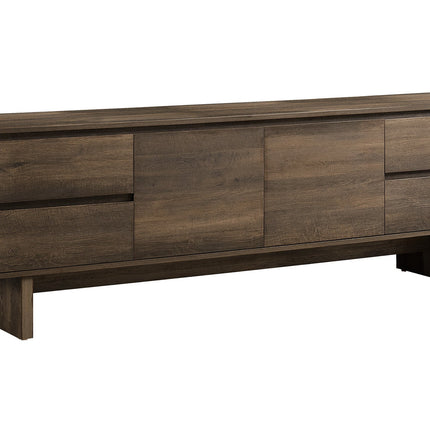 Meuble de téléviseur -  Brun simili-bois avec d’entreposage (I2718)