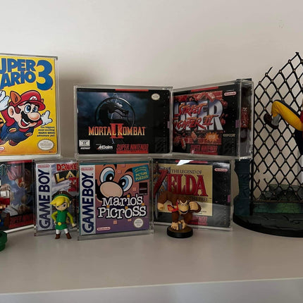 Acrylic Display Protector for SNES Games and N64 Game Box - Pack of 2