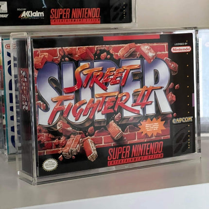Acrylic Display Protector for SNES Games and N64 Game Box - Pack of 2