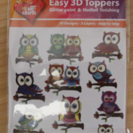 Easy 3-D Toppers Owls Branch