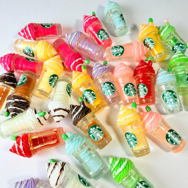 Mixed Frappuccino Drink Charms for DIY Crafts
