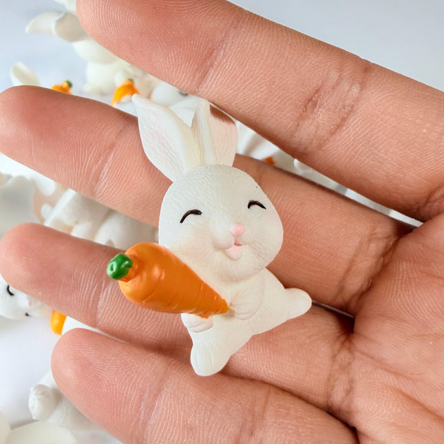 3D Bunny and Carrot Charms for DIY Crafts