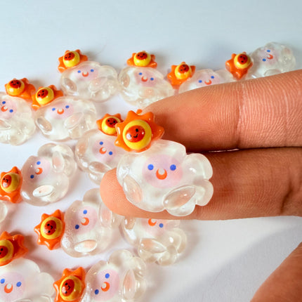 Sunny Cloud Charms for DIY Crafts
