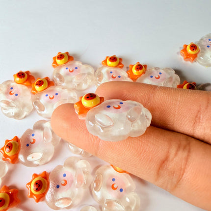 Sunny Cloud Charms for DIY Crafts