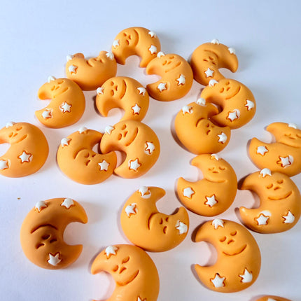 Sleeping Moon Charms for DIY Crafts
