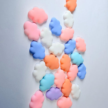 Flat Cloud Charms for DIY Crafts