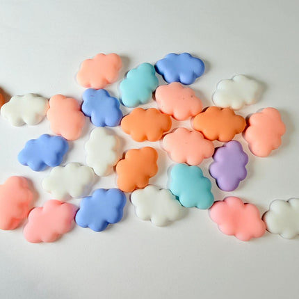 Flat Cloud Charms for DIY Crafts