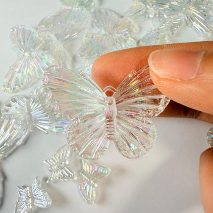 Transparent Butterfly Charms for DIY Crafts