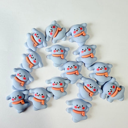 Blue Puppy Charms for DIY Crafts
