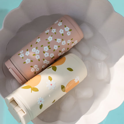 Gobelet isotherme 16oz - crème citrons