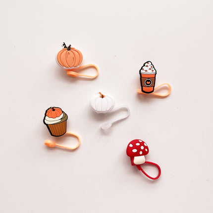 Couvercle pour paille - automne