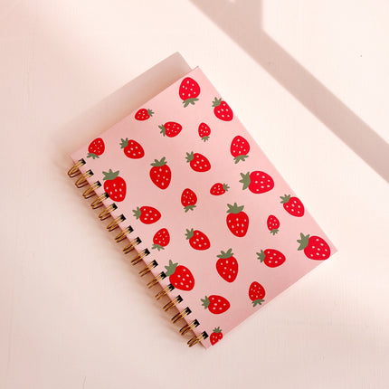 Cahier de notes "Fraises"