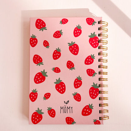 Cahier de notes "Fraises"