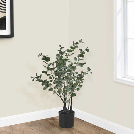 Plante artificielle - eucalyptus intérieur pot 5", 35"H - Monarch (I 9562)
