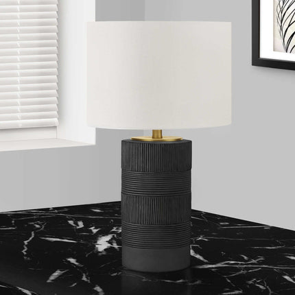 Lampe de table Monarch - Luminaire - Noir Ivoire (I 9619)