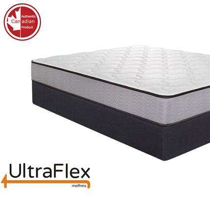 UltraFlex PARADISE - Natural Heavy Duty Foam Blend, Low Motion Transfer, Comfort+ Cool Gel and Spinal Posture Support Eco-Friendly Mattress (Made in Canada)- With Waterproof Mattress Protector