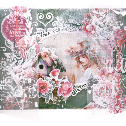 JMA Die-Cut Paper Pad Paper Elements Sending You Love 20 SH