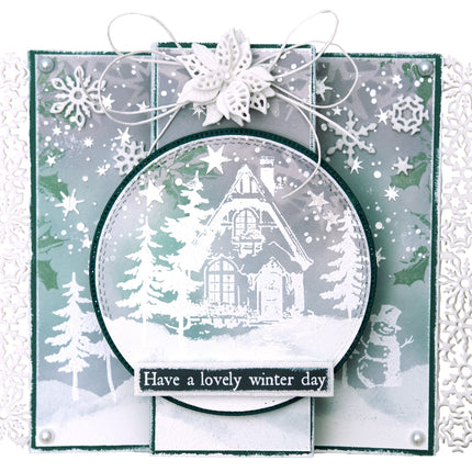 JMA Clear Stamp Christmas Decoration Festive Nostalgia 7 PC