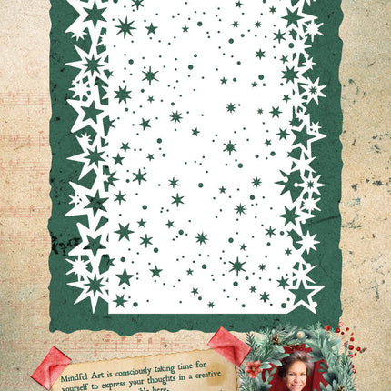 JMA Mask Starry Borders Festive Nostalgia 1 PC