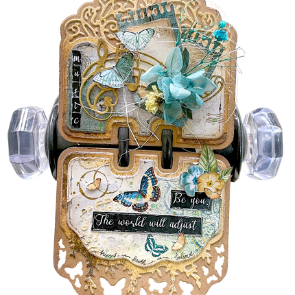 JMA Cutting Die Musical Elements & Torn Notes New Awakening 91X134mm nr.21