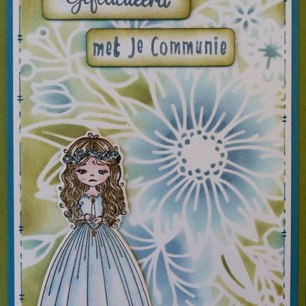 Just Me Stamp & Die Set Girl Communion