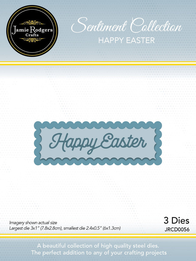 Jamie Rodgers Crafts - Happy Easter Sentiment Die Set
