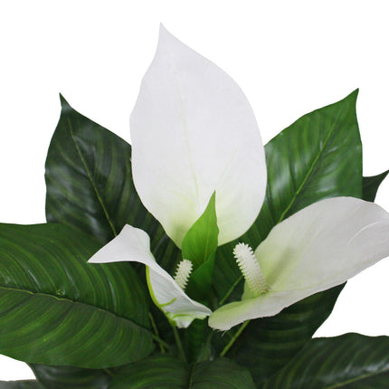 Belen Artificial Anthurium Leaf Potted Plant (Multiple Sizes)