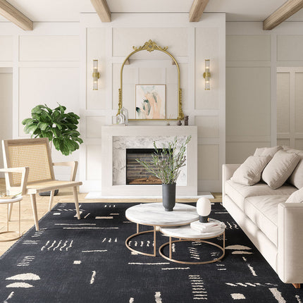 Jama Black Rug