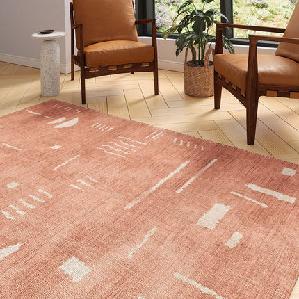 Jama Coral Pink Rug