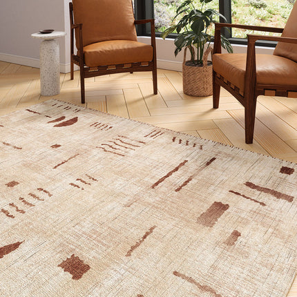 Jama Natural Red Rug