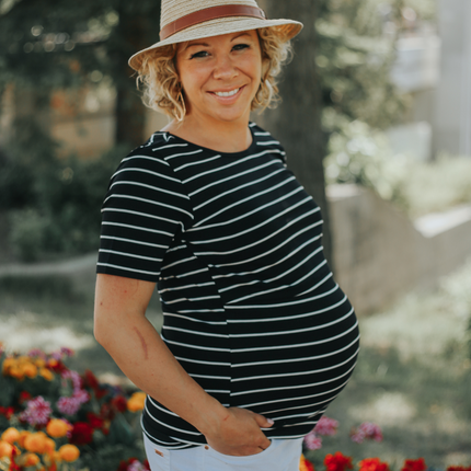 Jenny Short Sleeve Nursing Tee Shirt