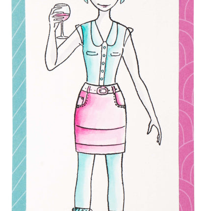 KJ Clear Stamp Angela Missees 152x215x3mm 19 PC nr.185